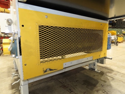 Hytrol BPC 37"x 78' Slider Bed Conveyor Parcel Belt 3Hp 480V Center Drive 155fpm