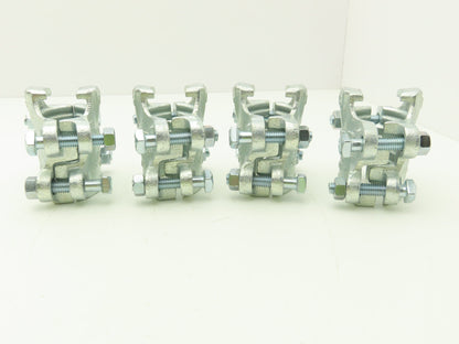 Dixon Boss BU24 1-1/2" Hose Clamp 4-Bolt 2 Grip Fingers  Lot of 4