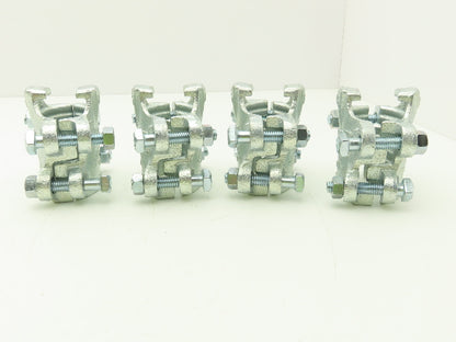 Dixon Boss BU24 1-1/2" Hose Clamp 4-Bolt 2 Grip Fingers  Lot of 4