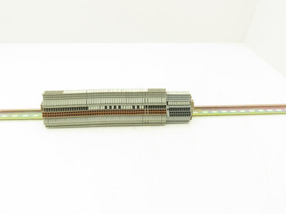 Wago 280 4-Wire 20A Grounding Terminal 380V 2.5mm² 20A DIN Rail 31" Lot of 64