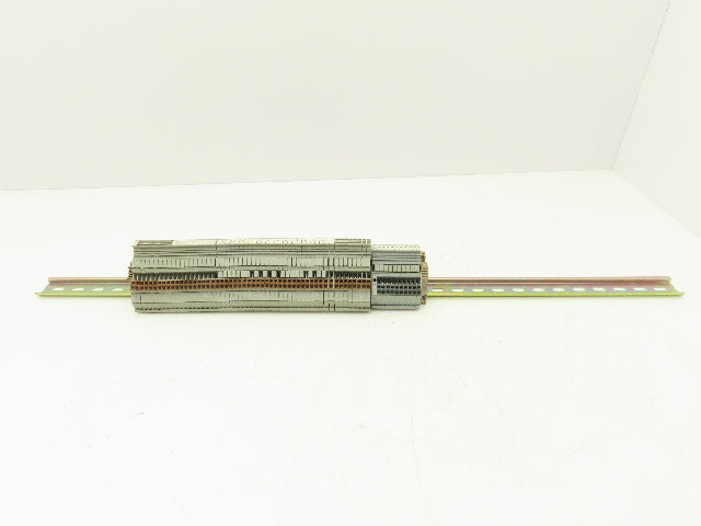 Wago 280 4-Wire 20A Grounding Terminal 380V 2.5mm² 20A DIN Rail 31" Lot of 64