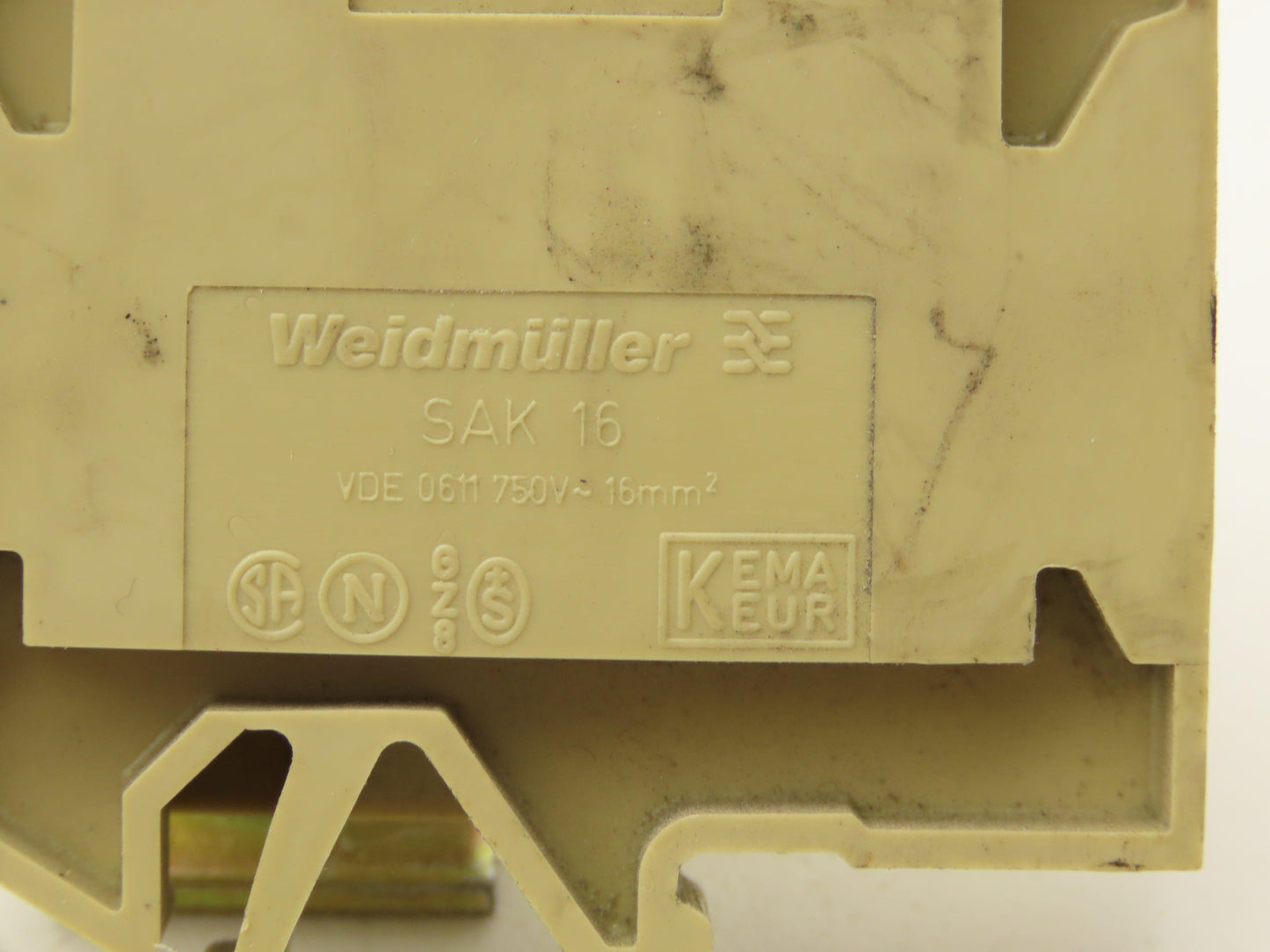 Weidmuller SAK 2.5mm² 750V Terminal DIN Rail 46.5" Lot of 172