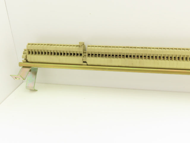 Weidmuller SAK 2.5mm² 750V Terminal DIN Rail 46.5" Lot of 168