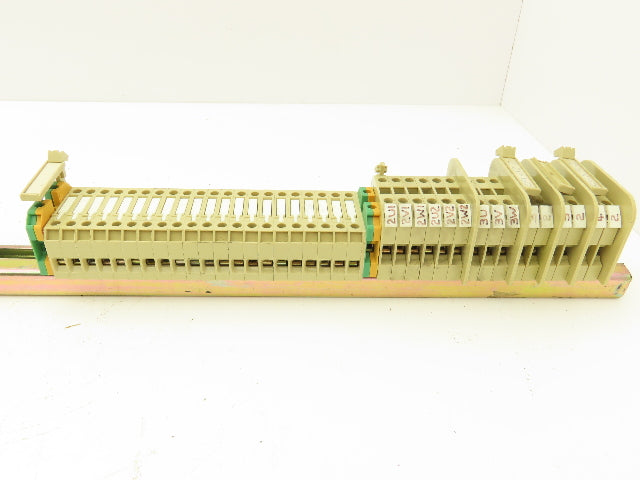 Weidmuller SAK 4mm² Terminal Fuse DIN Rail 43.125" Lot of 149