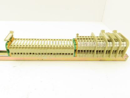 Weidmuller SAK 4mm² Terminal Fuse DIN Rail 43.125" Lot of 149