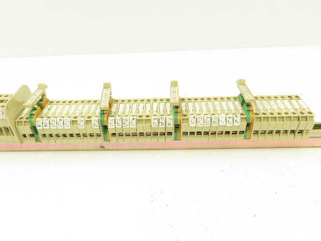 Weidmuller SAK 4mm² Terminal Fuse DIN Rail 43.125" Lot of 149