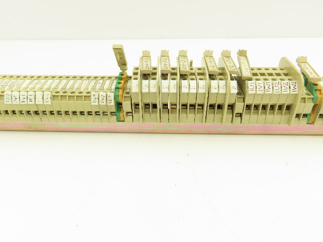 Weidmuller SAK 4mm² Terminal Fuse DIN Rail 43.125" Lot of 149