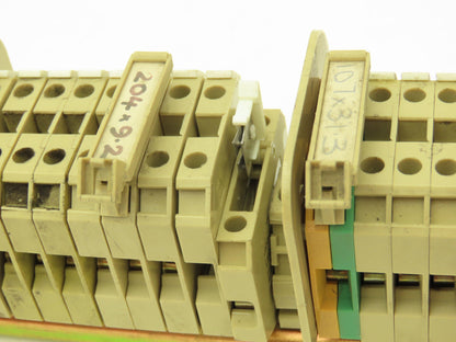 Weidmuller SAK 4mm² 36A Terminal Fuse DIN Rail 40" Lot of 136