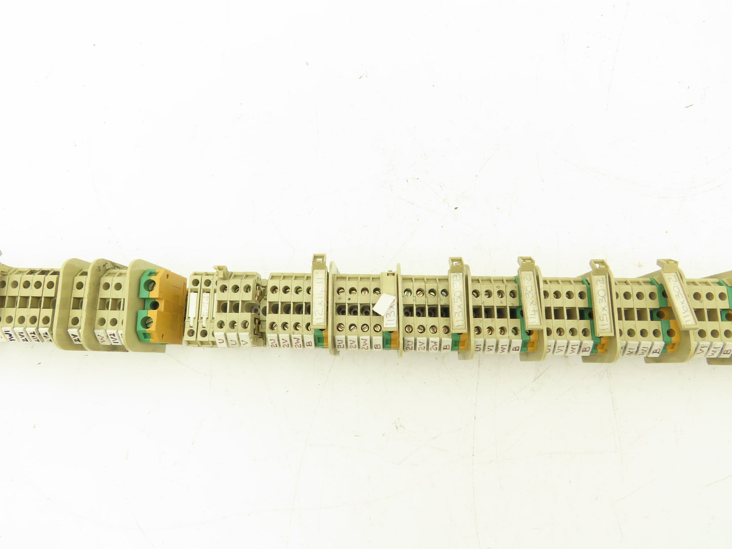 Weidmuller SAK 4mm² 36A Terminal Fuse DIN Rail 40" Lot of 136