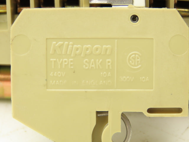 Weidmuller SAK 4mm² 36A Terminal Fuse DIN Rail 40" Lot of 136
