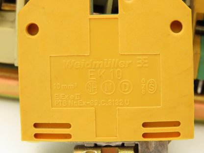 Weidmuller SAK 4mm² 36A Terminal Fuse DIN Rail 40" Lot of 136