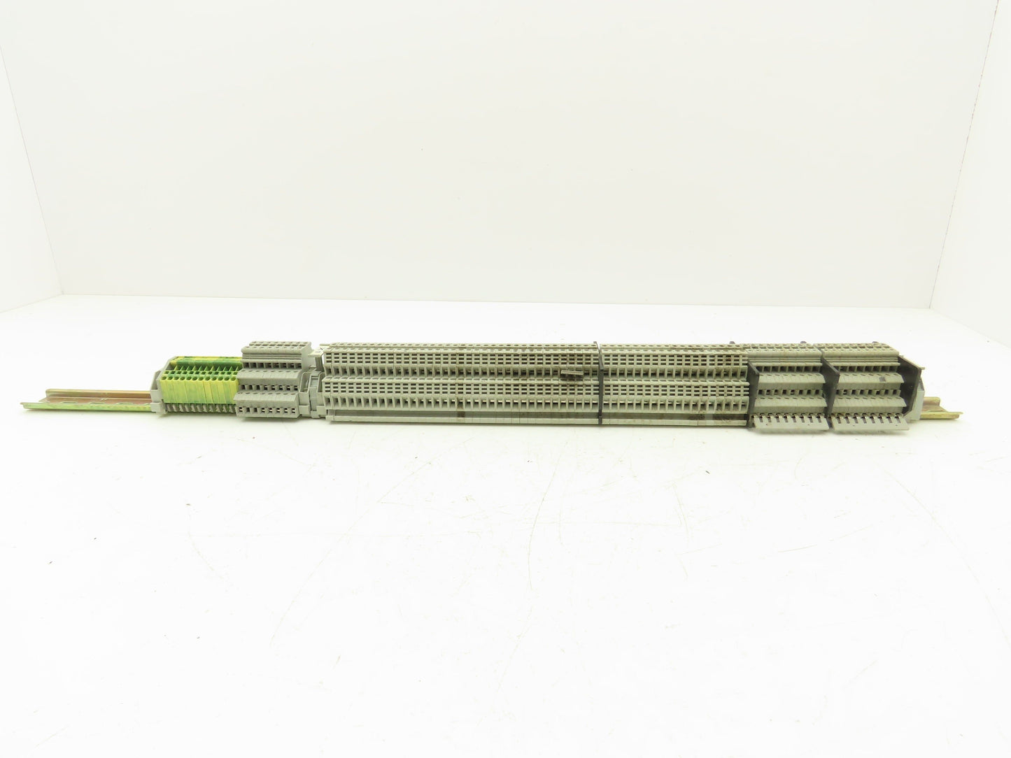 3, 4, 6-Wire Terminal DIN Rail 30" Lot of 91
