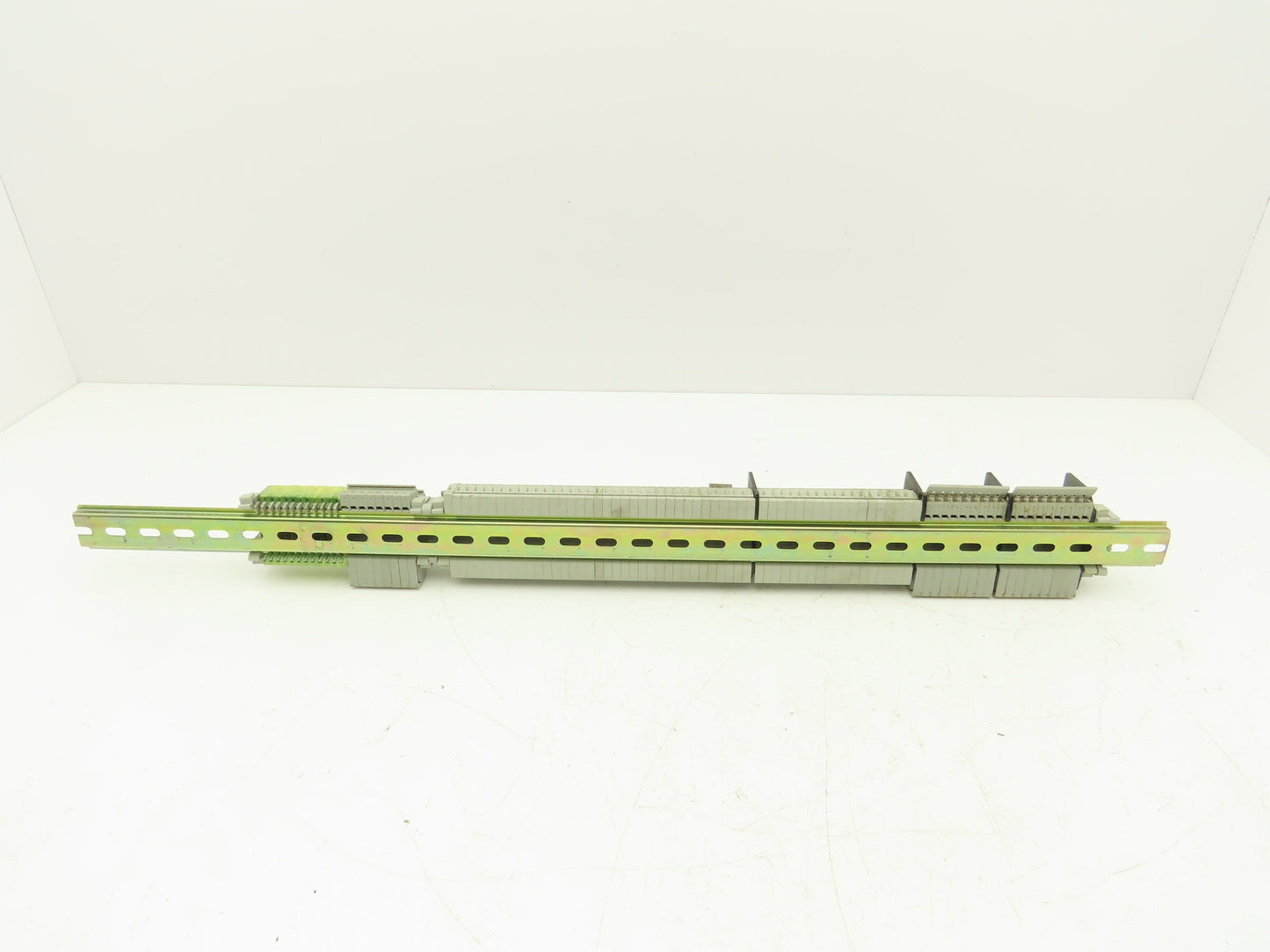 3, 4, 6-Wire Terminal DIN Rail 30" Lot of 91