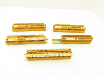 1492-U Orange Terminal 4mm² 28-12AWG 25A DIN Rail Lot of 167