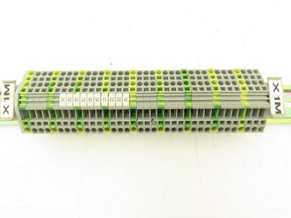 Wago 280 3-Wire 20A Terminal 600V 2.5mm² 28-12AWG DIN Rails Lot of 159