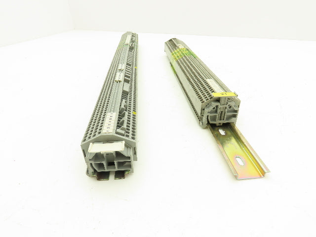 Wago 280 3-Wire 20A Terminal 600V 2.5mm² 28-12AWG DIN Rails Lot of 172