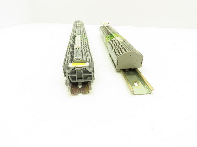 Wago 280 3-Wire 20A Terminal 600V 2.5mm² 28-12AWG DIN Rails Lot of 172