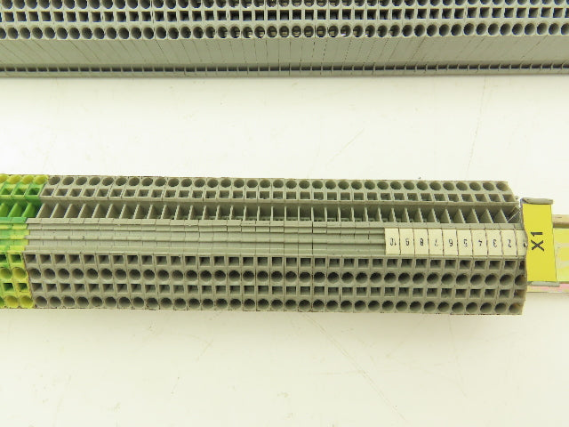 Wago 280 3-Wire 20A Terminal 600V 2.5mm² 28-12AWG DIN Rails Lot of 172