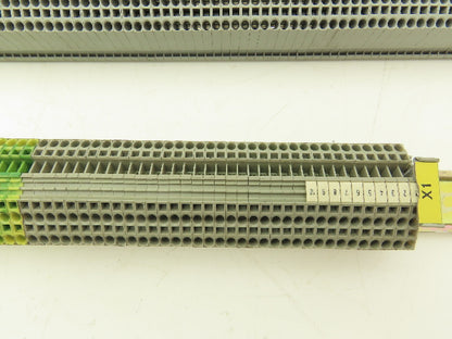 Wago 280 3-Wire 20A Terminal 600V 2.5mm² 28-12AWG DIN Rails Lot of 172