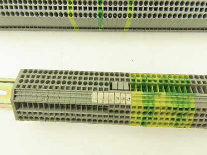 Wago 280 3-Wire 20A Terminal 600V 2.5mm² 28-12AWG DIN Rails Lot of 172