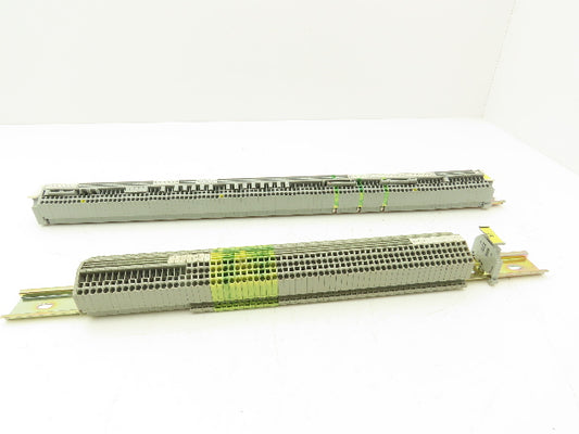 Wago 280 3-Wire 20A Terminal 600V 2.5mm² 28-12AWG DIN Rails Lot of 172