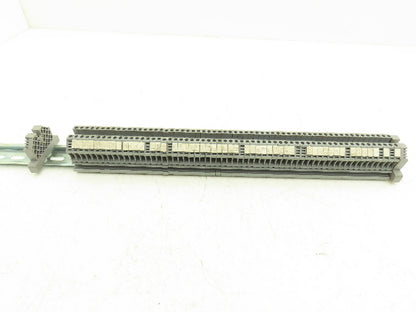 MI Euro 2.5mm² 20A Terminal 600V 24-12AWG DIN Rails Lot of 185