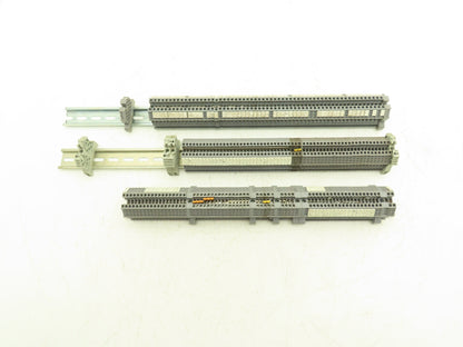 MI Euro 2.5mm² 20A Terminal 600V 24-12AWG DIN Rails Lot of 185