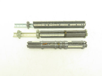 MI Euro 2.5mm² 20A Terminal 600V 24-12AWG DIN Rails Lot of 185