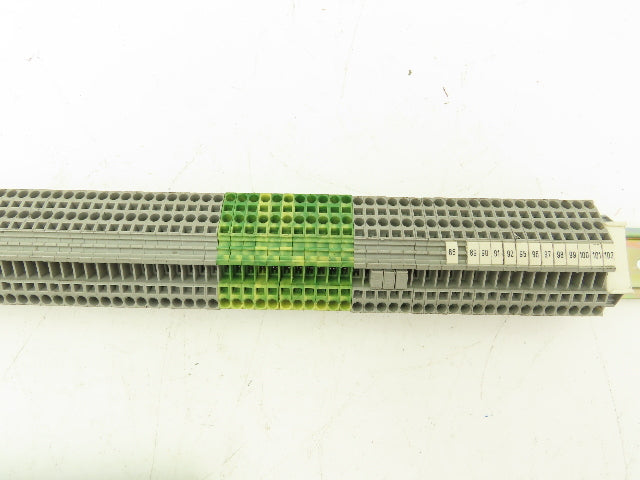 Wago 280 3-Wire 20A Terminal 600V 2.5mm² 28-12AWG DIN Rails Lot of 215