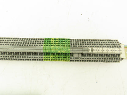 Wago 280 3-Wire 20A Terminal 600V 2.5mm² 28-12AWG DIN Rails Lot of 215