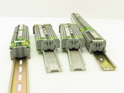 Wago 280 3-Wire 20A Terminal 600V 2.5mm² 28-12AWG DIN Rails Lot of 215