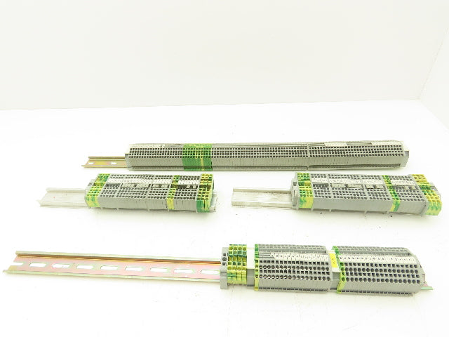 Wago 280 3-Wire 20A Terminal 600V 2.5mm² 28-12AWG DIN Rails Lot of 215