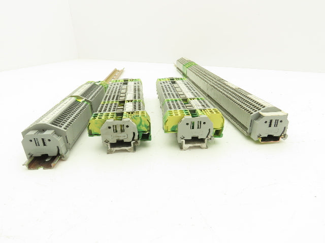 Wago 280 3-Wire 20A Terminal 600V 2.5mm² 28-12AWG DIN Rails Lot of 215