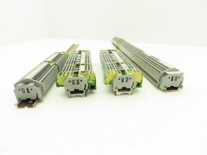 Wago 280 3-Wire 20A Terminal 600V 2.5mm² 28-12AWG DIN Rails Lot of 215