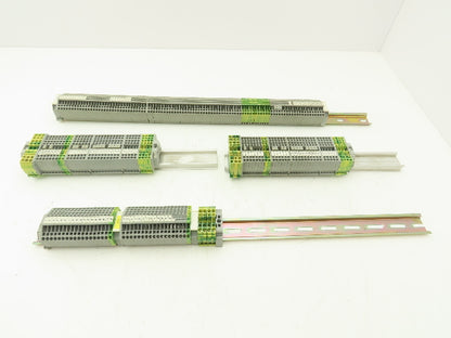 Wago 280 3-Wire 20A Terminal 600V 2.5mm² 28-12AWG DIN Rails Lot of 215