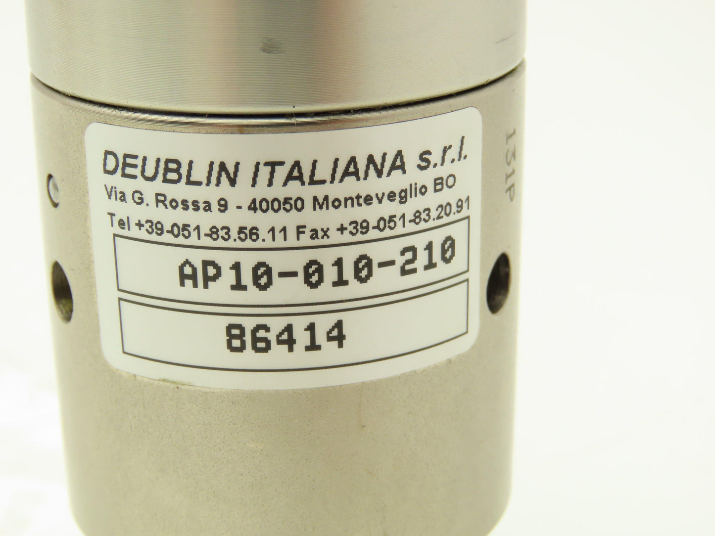 Deublin AP10-010-210 High Speed Rotary Union G3/8" Straight Thread