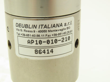 Deublin AP10-010-210 High Speed Rotary Union G3/8" Straight Thread