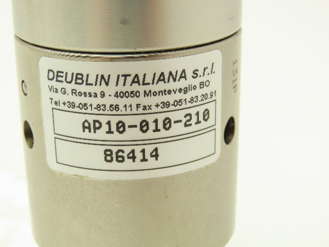 Deublin AP10-010-210 High Speed Rotary Union G3/8" Straight Thread