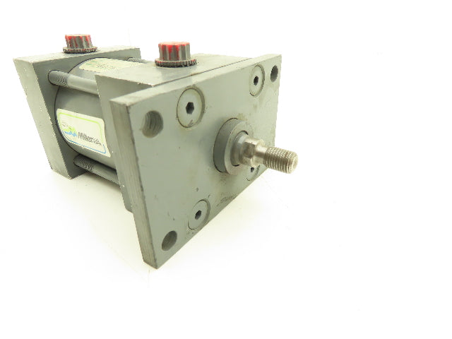 Miller AL61K2B Pneumatic Air Cylinder 2.5" Bore 1" Stroke 250psi Flange Mount