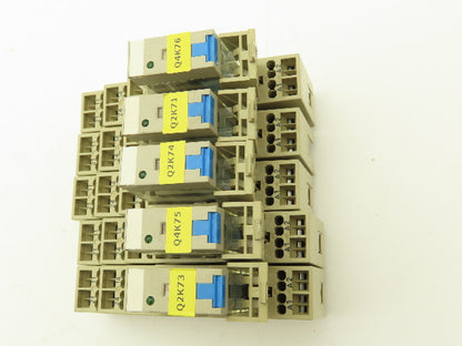 Omron G2R-2-SND1 Relay With Base 250VAC 30VDC 5A Lot of 5