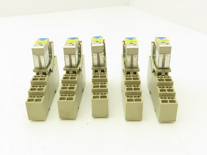 Omron G2R-2-SND1 Relay With Base 250VAC 30VDC 5A Lot of 5