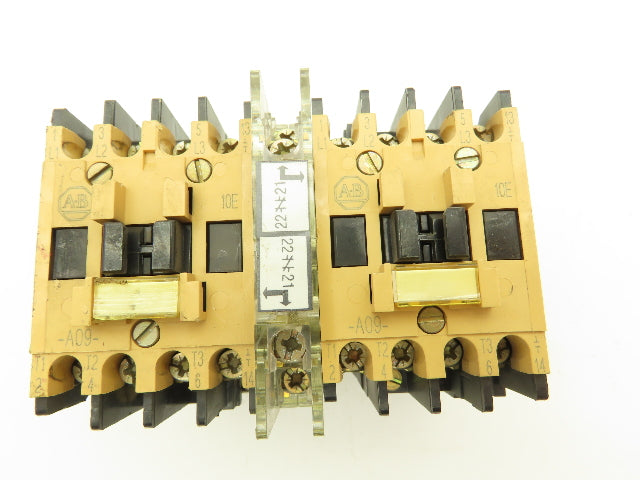 Allen Bradley Motor Starter Reversing Contactor 575V 7.5HP 40A 3 PH Set Lot of 5