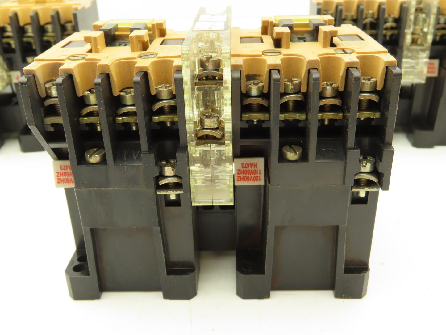 Allen Bradley Motor Starter Reversing Contactor 575V 7.5HP 40A 3 PH Set Lot of 5