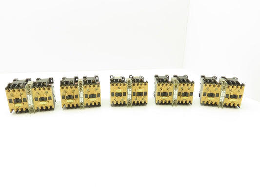 Allen Bradley Motor Starter Reversing Contactor 575V 7.5HP 40A 3 PH Set Lot of 5