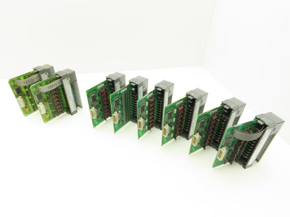 Allen Bradley 1746-OB16 SLC 500 Output Module Series C, D Broken Door Lot of 8