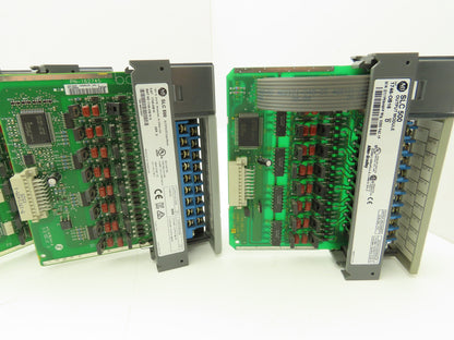 Allen Bradley 1746-OB16 SLC 500 Output Module Series C, D Broken Door Lot of 8
