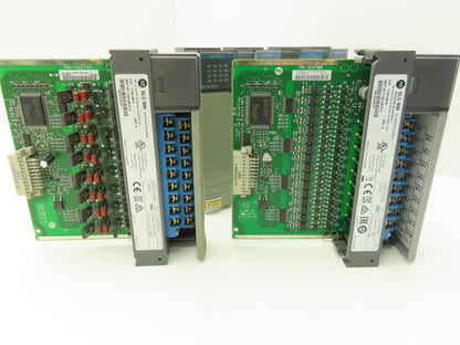 Allen Bradley 1746-OB16 SLC 500 Output Module Series C, D Broken Door Lot of 8