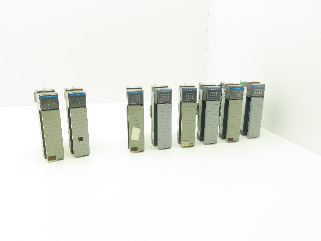 Allen Bradley 1746-OB16 SLC 500 Output Module Series C, D Broken Door Lot of 8