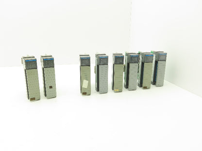 Allen Bradley 1746-OB16 SLC 500 Output Module Series C, D Broken Door Lot of 8