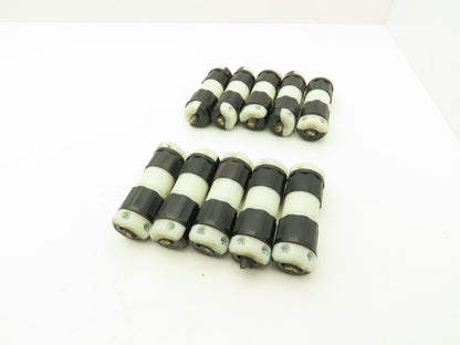 Leviton 2611 L5-30P 2613 L5-30R Male-Female Pair Twist Lock 30A 125V Lot of 10